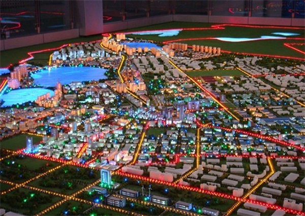 上海城市规划沙盘模型设计